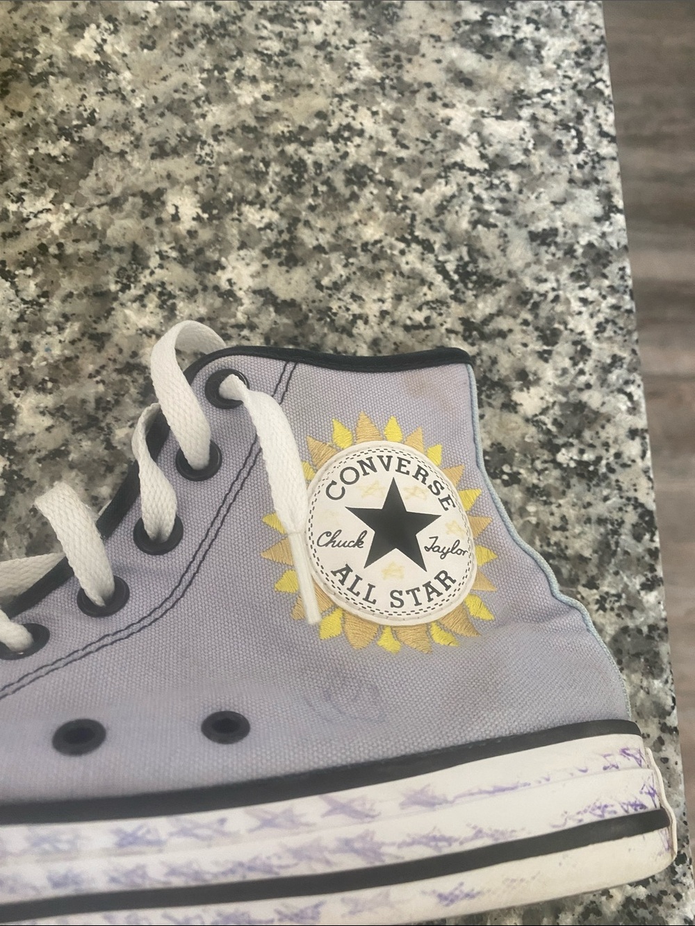 Converse sunflower high top sneakers - Picture 15 of 16